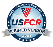 US Federal Contractor Registration Verified Vendor Seal 